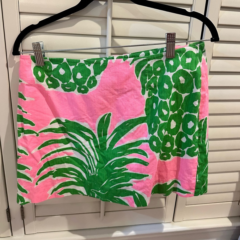 Lilly Pulitzer Tate Skirt in Pink Pout Flamenco Size 6